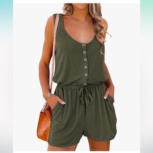 Prettygarden Sleeveless Romper